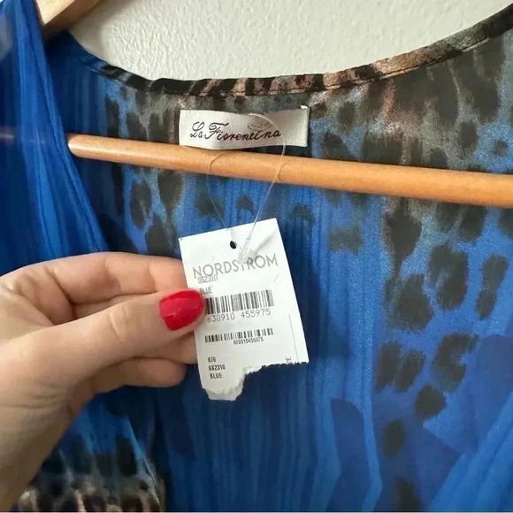 NWT la fiorentina Nordstrom Mixed Animal Print Cover-Up Topper - Picture 7 of 7